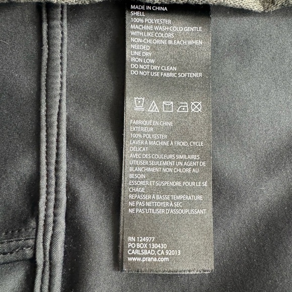 prAna Marabelle Zip-up Waterproof Fleece Softshell Jacket - Gray - Size Small - Picture 11 of 12
